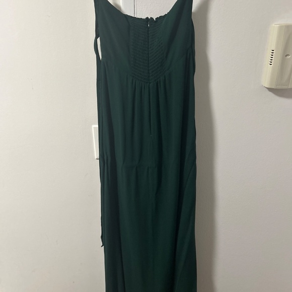 Reformation Westerly Dress Emerald Green - Picture 4 of 4
